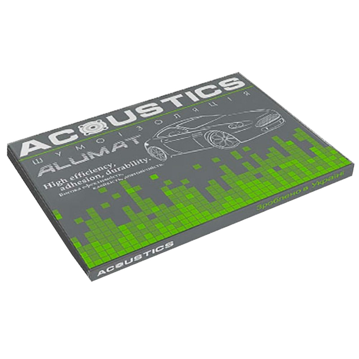 Виброизоляция Acoustics Alumat 700*500*3,0 mm