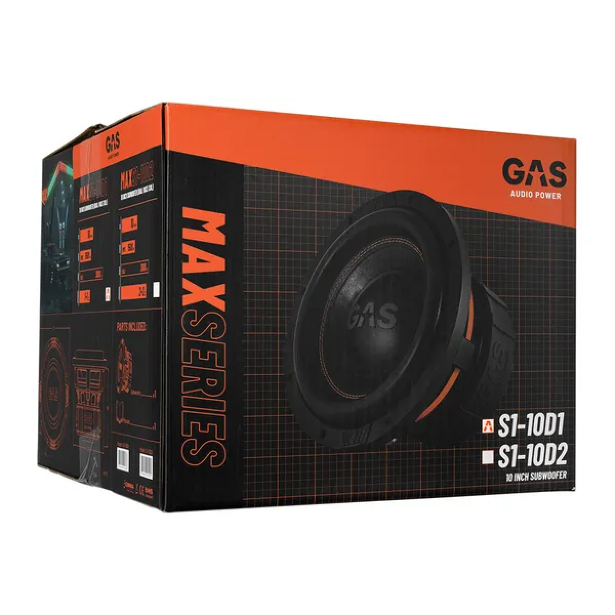 Сабвуфер GAS MAD S1-10D2