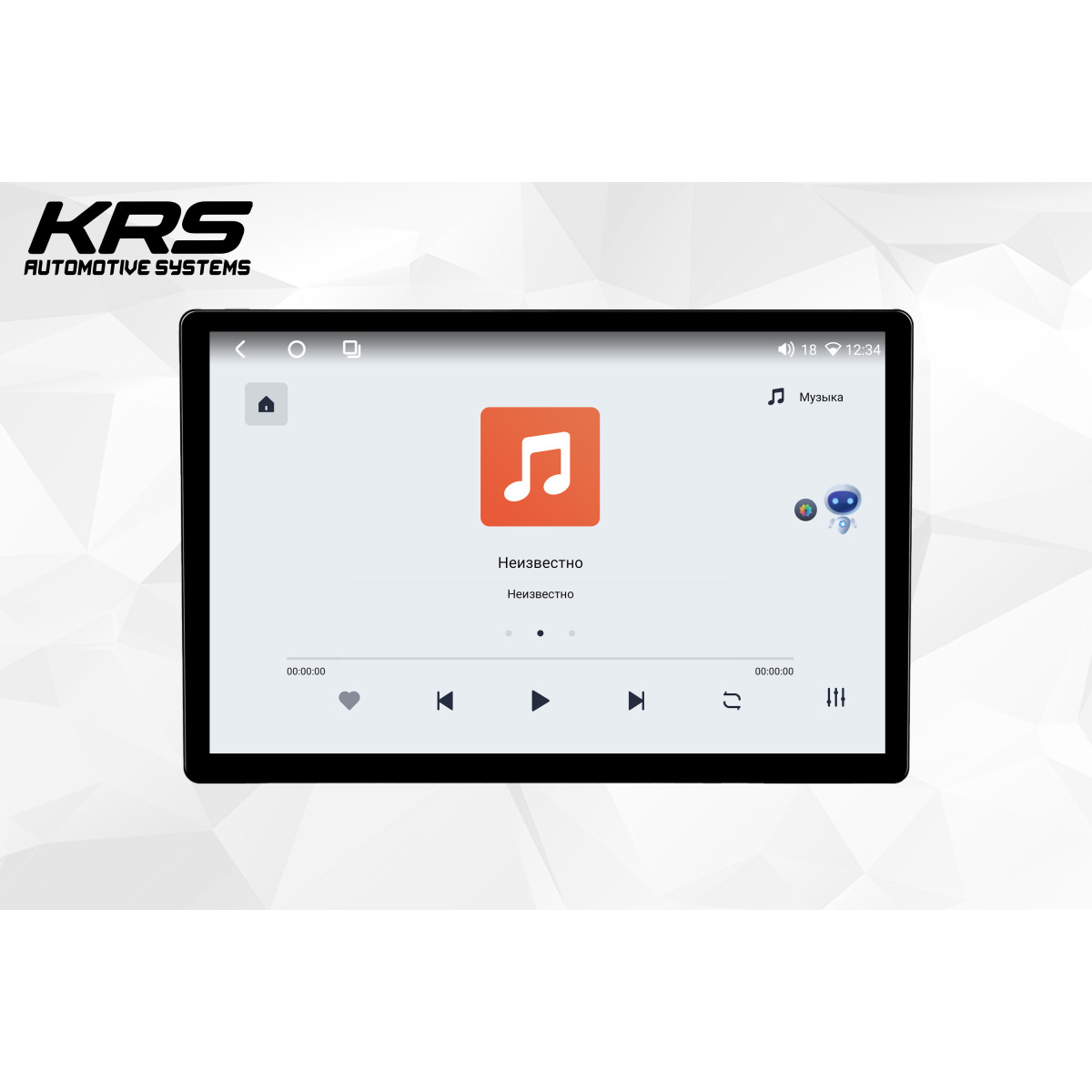 Универсальная штатная ANDROID магнитола KRS RS 300 13.1" 4/32 GB