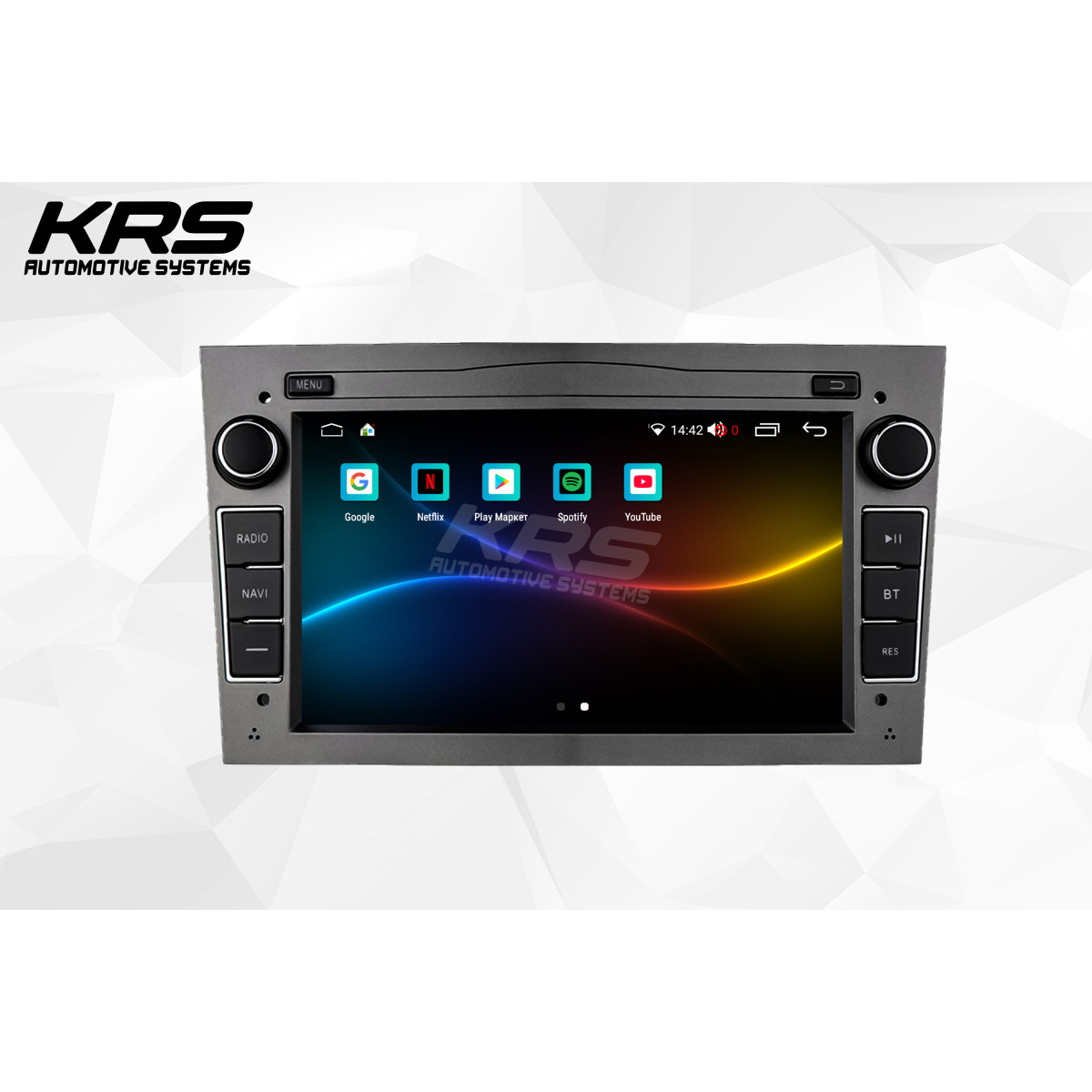 Универсальная штатная ANDROID магнитола OPEL KRS RS 200 2/32 GB 7" QLED (GRAY) (2003-2011)