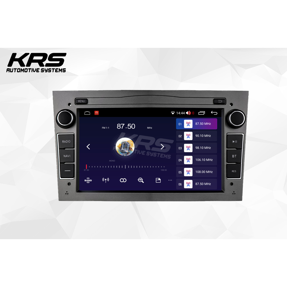 Универсальная штатная ANDROID магнитола OPEL KRS RS 200 2/32 GB 7" QLED (GRAY) (2003-2011)