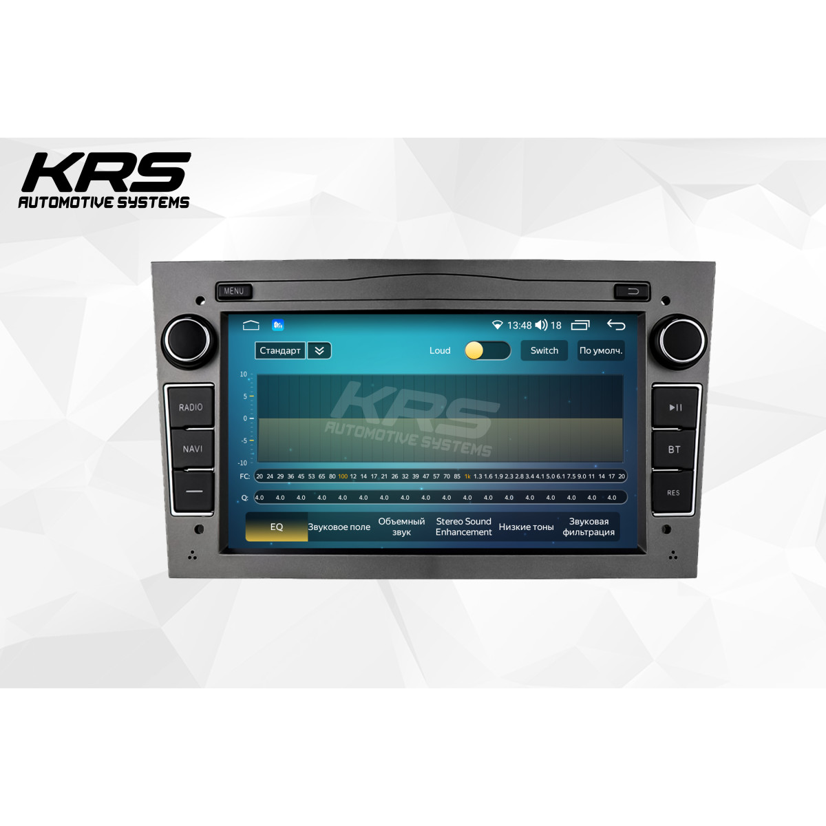 Универсальная штатная ANDROID магнитола OPEL KRS RS 200 2/32 GB 7" QLED (GRAY) (2003-2011)