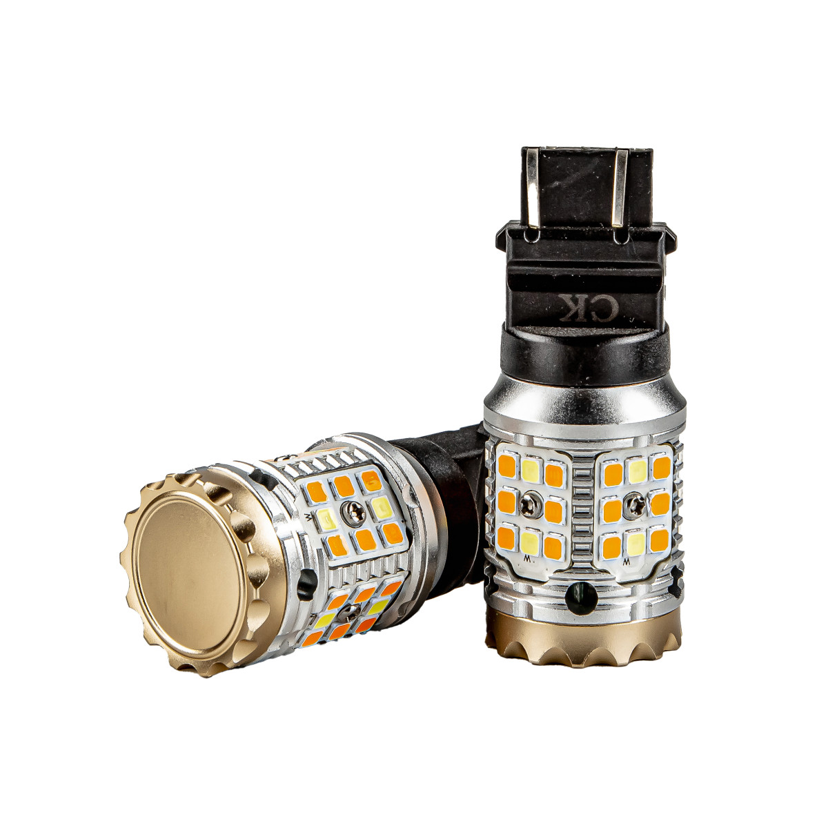 Светодиодная LED лампа KRS EVOLUTION 3157 (P27/7W) CK (AMBER) 40 SMD 5500K 28,8W