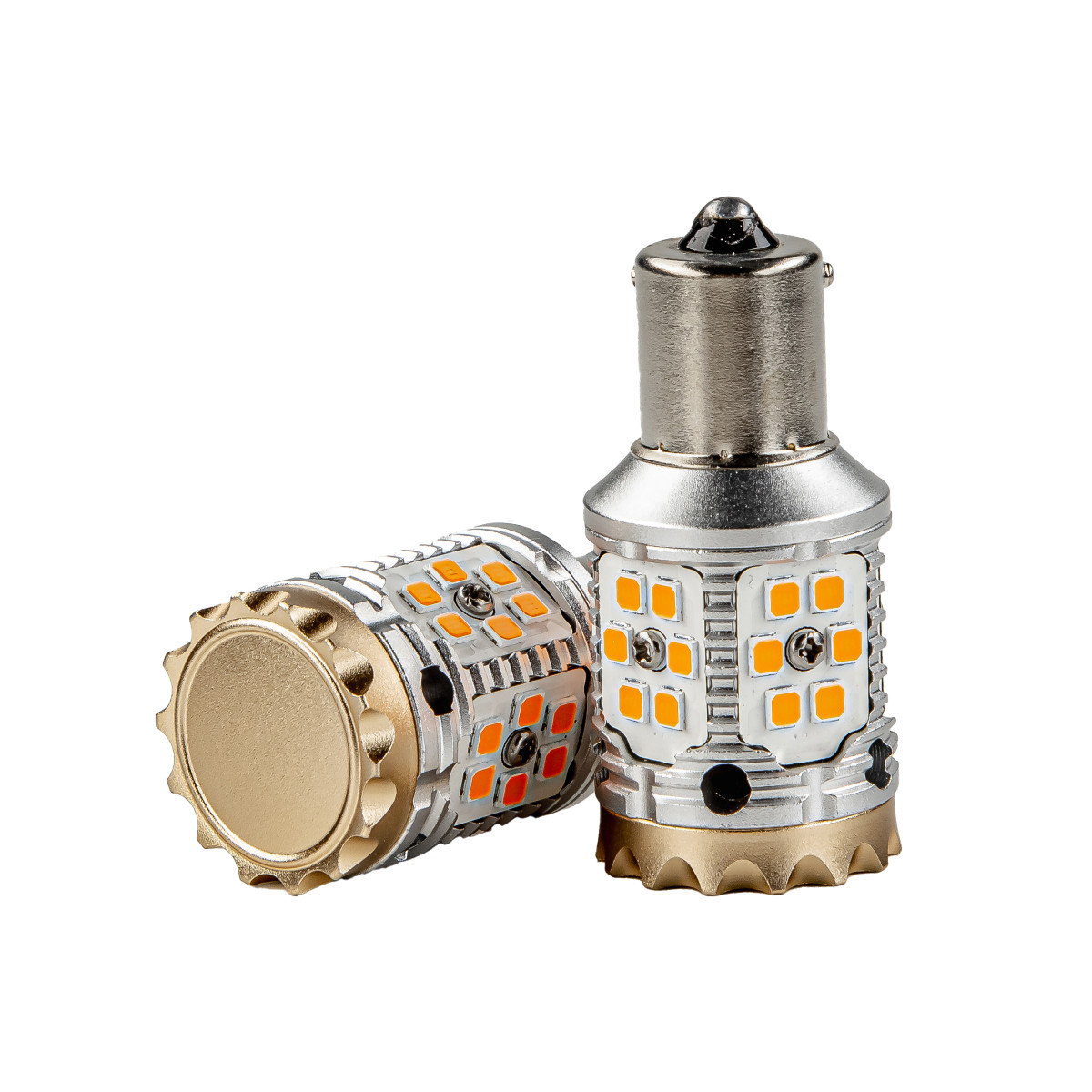 Светодиодная LED лампа KRS EVOLUTION BAU15S (1157, PY21W) (AMBER) 30 SMD 5500K 28,8W