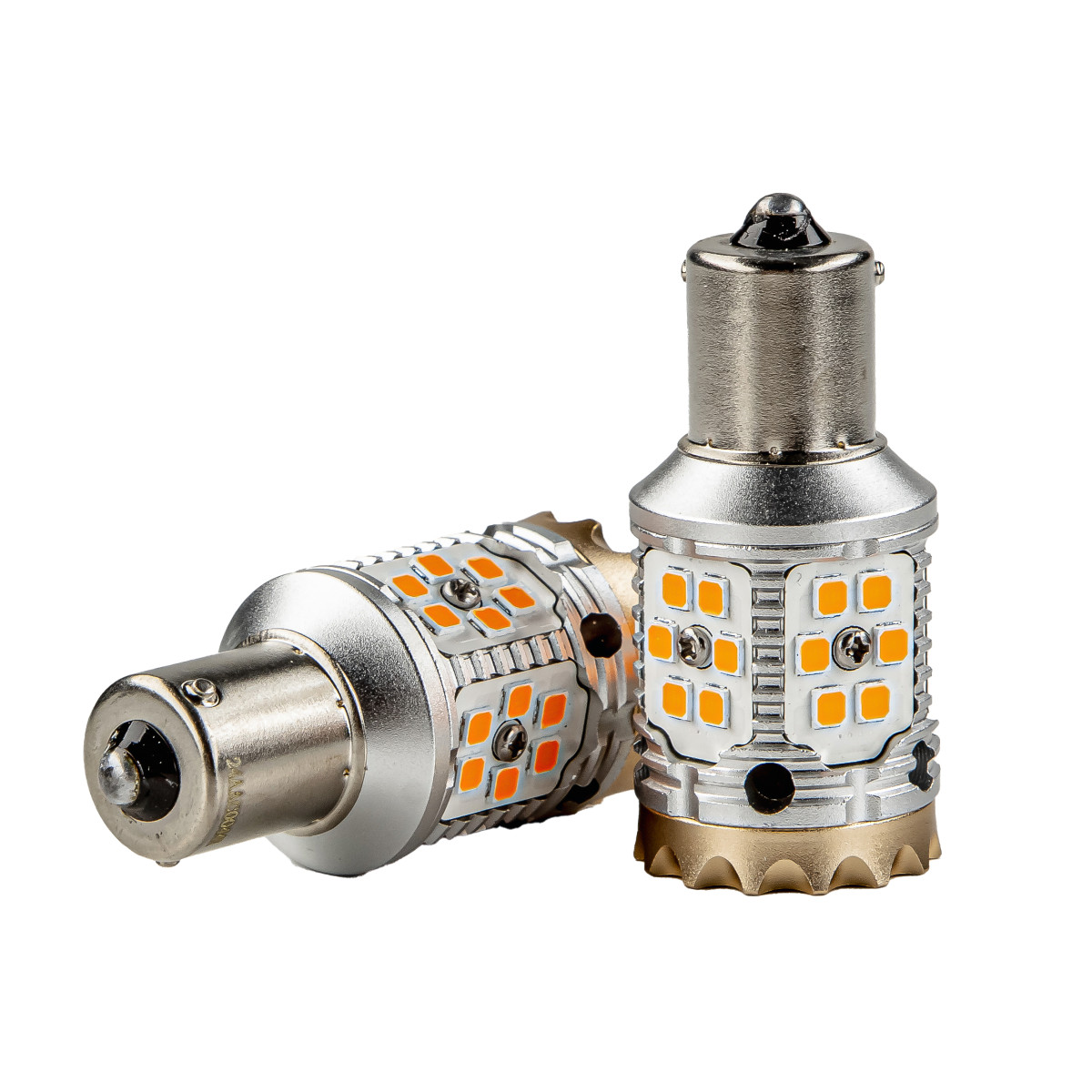 Светодиодная LED лампа KRS EVOLUTION BAU15S (1157, PY21W) (AMBER) 30 SMD 5500K 28,8W