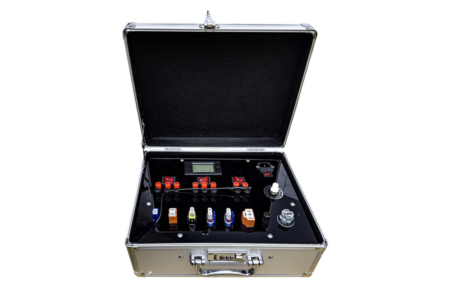 Стенд-кейс KRS 27-Tools для проверки ламп в кейсе Стенд-кейс KRS 27-Tools для проверки ламп в кейсе