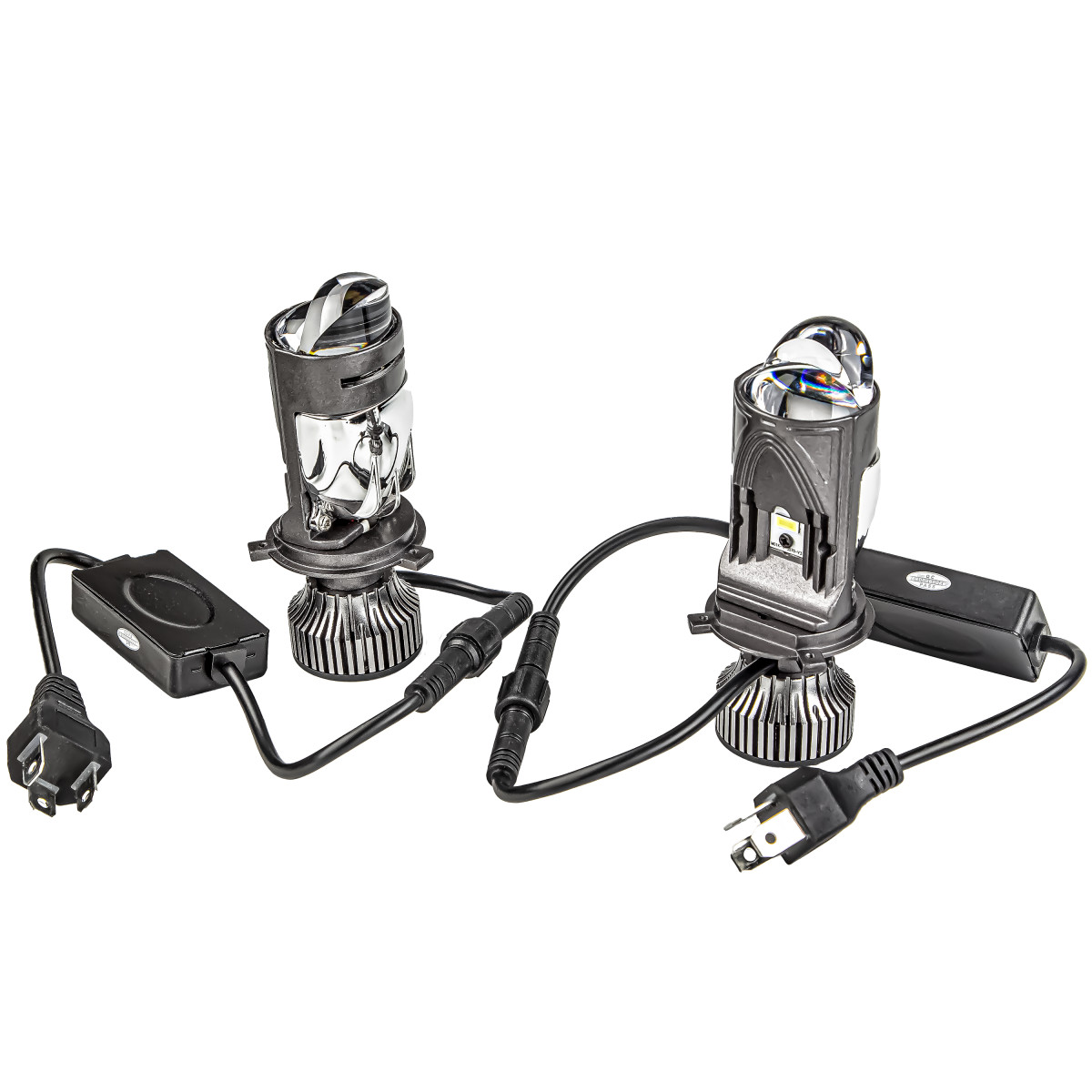 Светодиодная BI-LED лампи KRS ML1 H4 H/L 50W с линзой