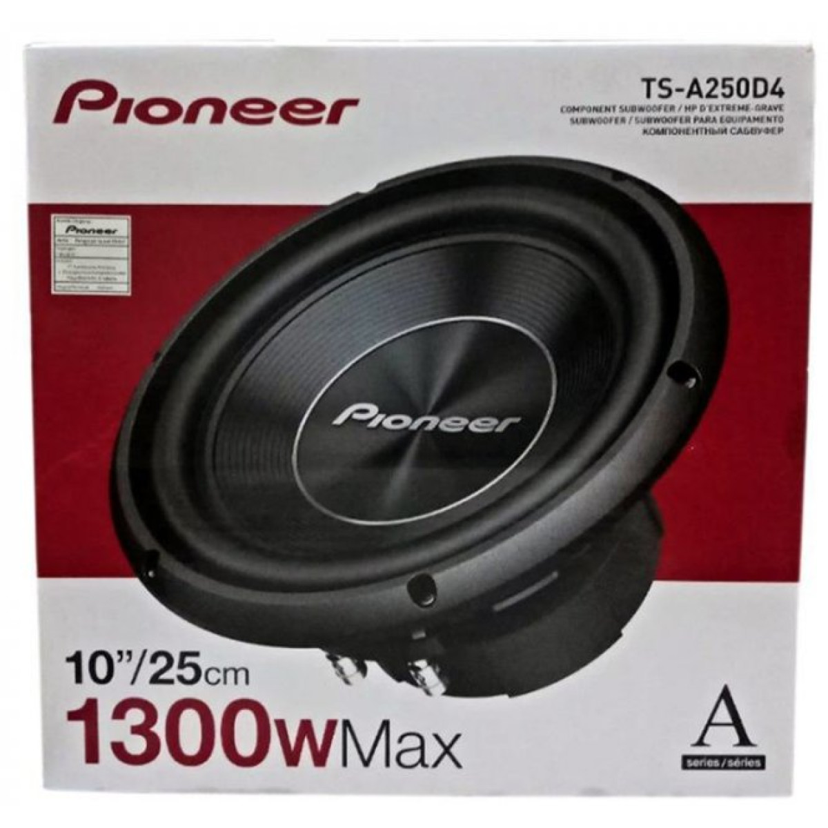 Автомобильный сабвуфер Pioneer TS-А250D4