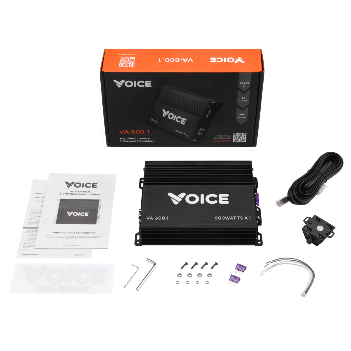 1-канальний підсилювач Voice VA-600.1