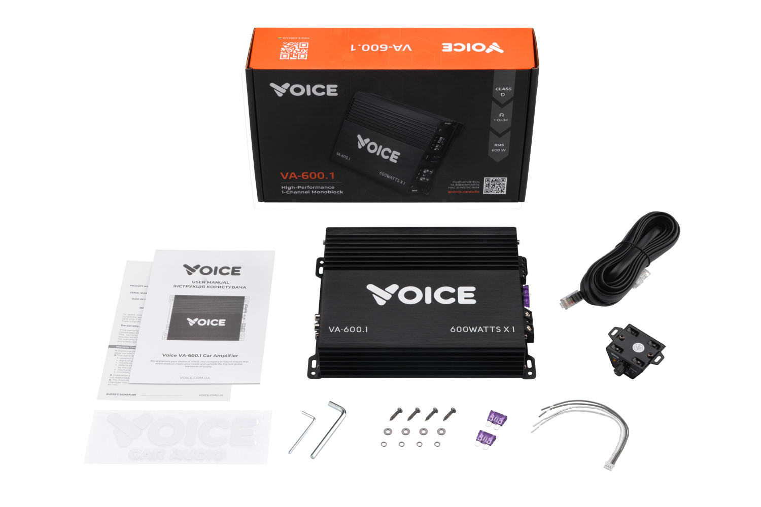 1-канальний підсилювач Voice VA-600.1