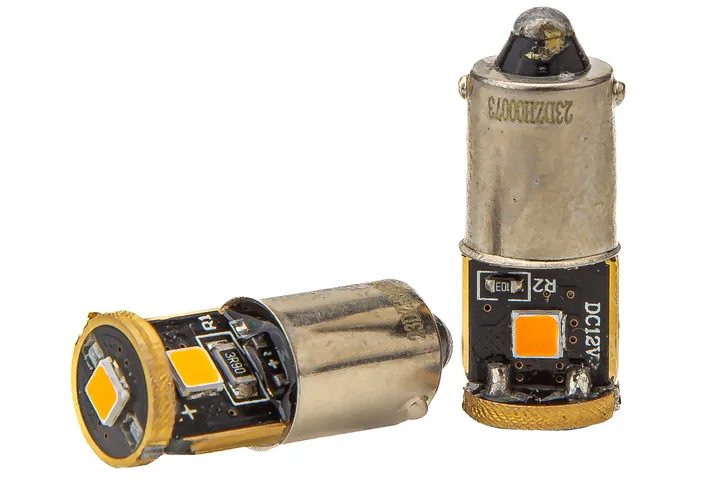 Світлодіодна лампа KRS PREMIUM BA9S (T4W) (AMBER) 3 SMD 6000K 2,4 W