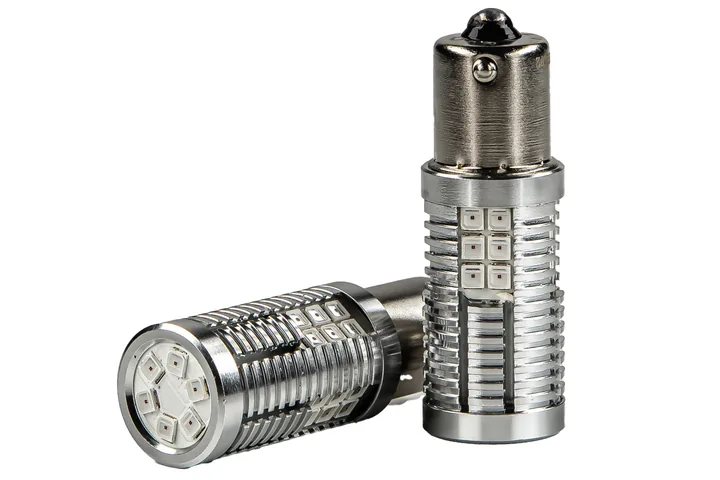 Светодиодная лампа KRS PREMIUM BA15S (1156, P21W) (RED) 30 SMD 6000K 7,2 W