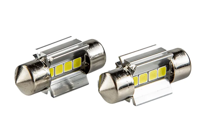 Светодиодная лампа KRS CHROME T11 (C5W) 31 MM 4SMD 6000K 2W