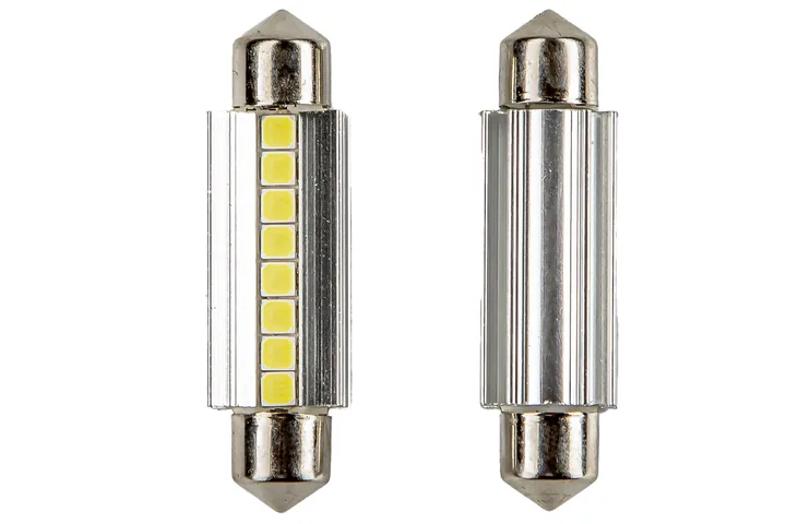 Светодиодная лампа KRS CHROME T11 (C5W) 44 MM 8SMD 6000K 2W