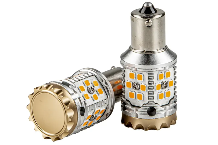 Світлодіодна лампа KRS EVOLUTION BA15S (1156, P21W) (AMBER) 30 SMD 5500K 28,8W