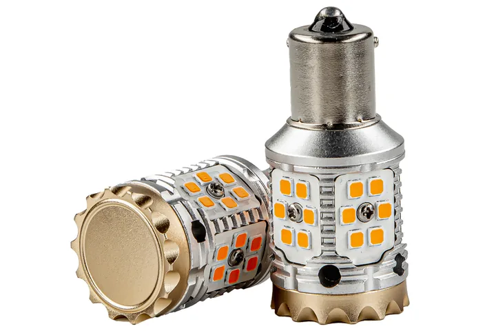 Светодиодная лампа KRS EVOLUTION BAU15S (1157, PY21W) (AMBER) 30 SMD 5500K 28,8W