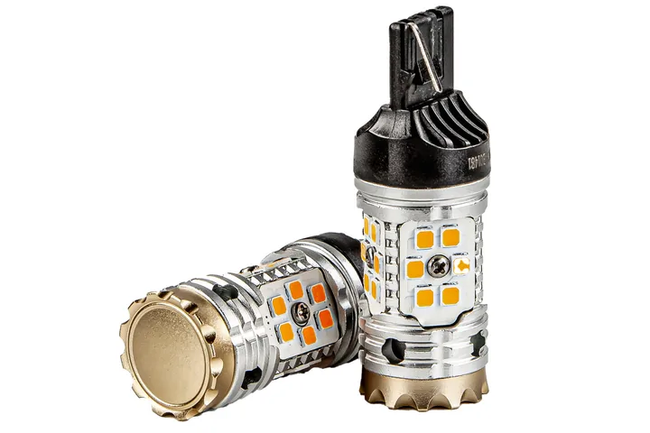 Светодиодная лампа KRS EVOLUTION 7440 (T20, W21W) (AMBER) 24 SMD 5500K 24W