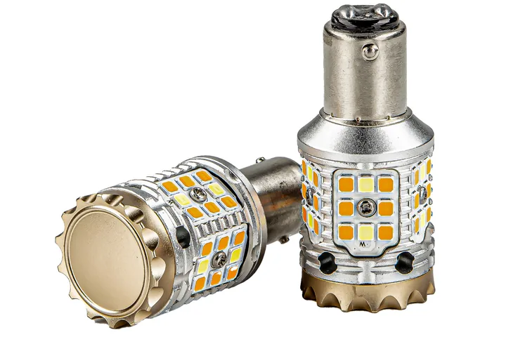 Світлодіодна лампа KRS EVOLUTION BAY15D (1157, PY21W/5) (WHITE/AMBER) 40 SMD 5500K 28,8W