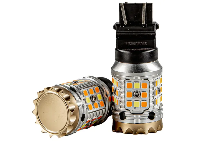 Світлодіодна лампа KRS EVOLUTION 3157 (P27/7W) CK (WHITE/AMBER) 40 SMD 5500K 28,8W