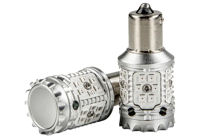 Світлодіодна лампа KRS EVOLUTION BAU15S (1157, PY21W) (RED) 30 SMD 5500K 12W